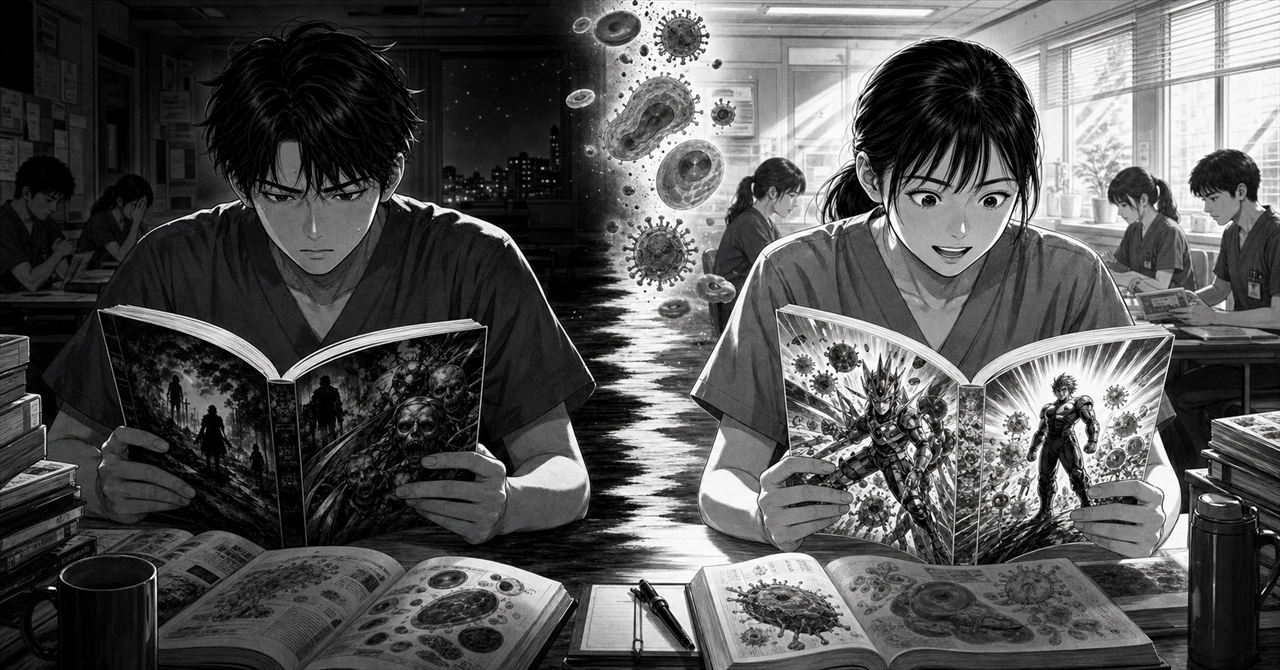 【はたらく細胞】の見る順番——順序を間違えない学び方型・BLACKから入るか正編から入るか